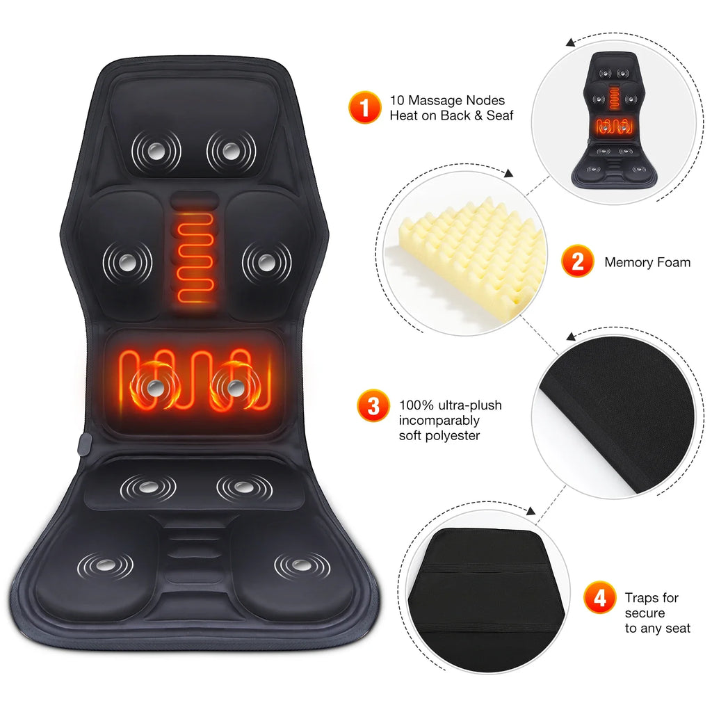 Pro Infrared Back & Neck Massage Cushion