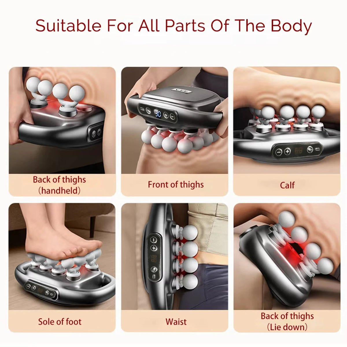 ⁠16-Head Deep Tissue & Muscle Massage Gun