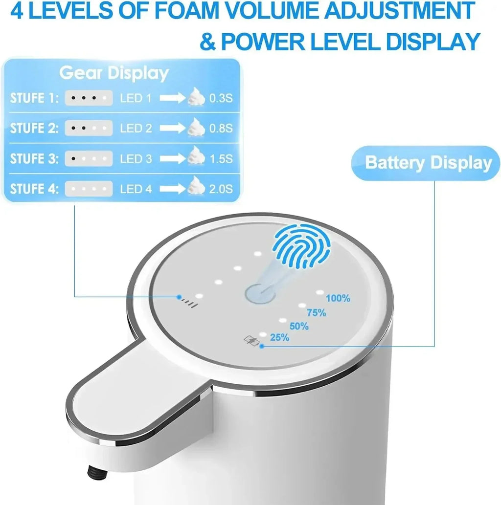 PulseWellness Automatic Touchless Foaming Soap Dispenser