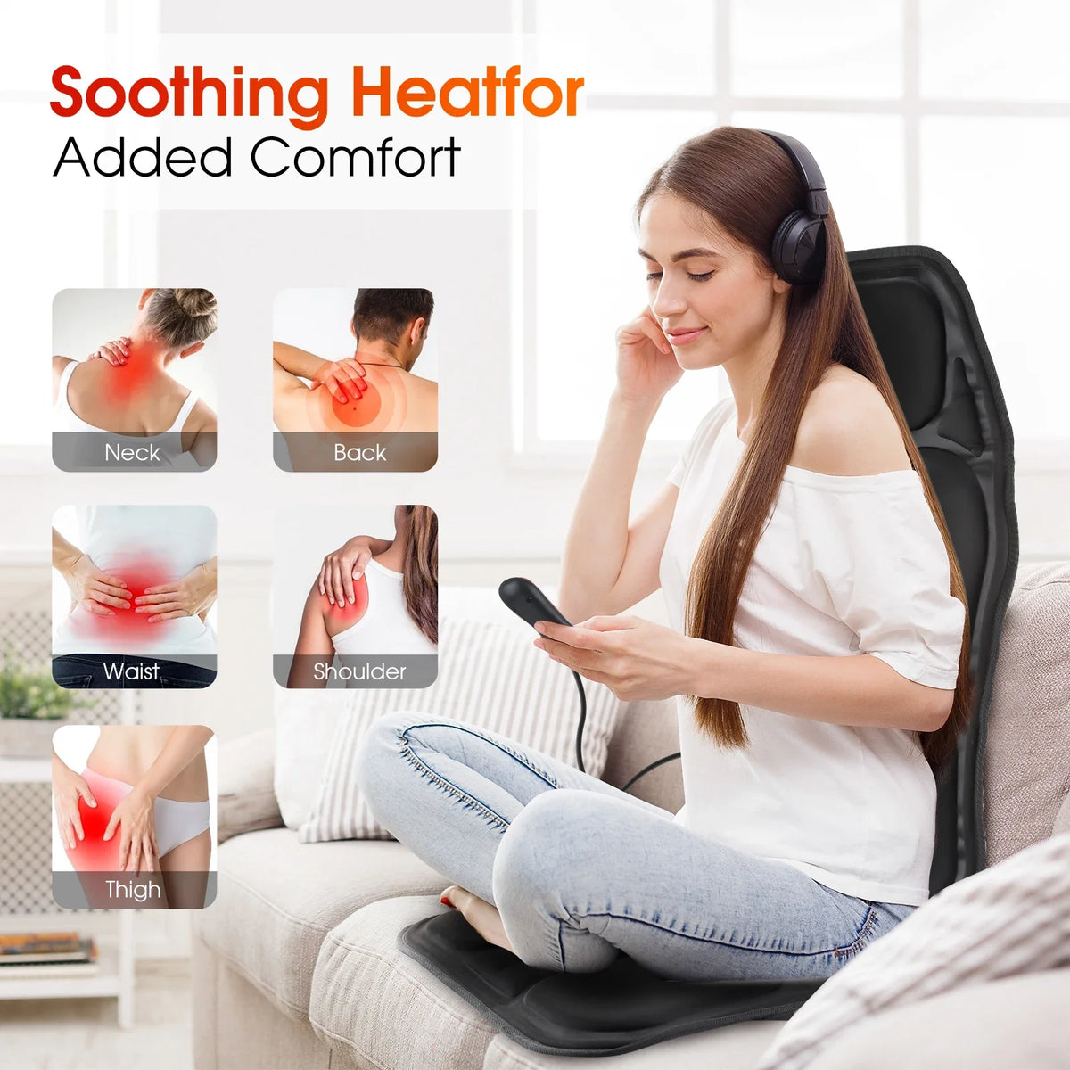 Pro Infrared Back & Neck Massage Cushion