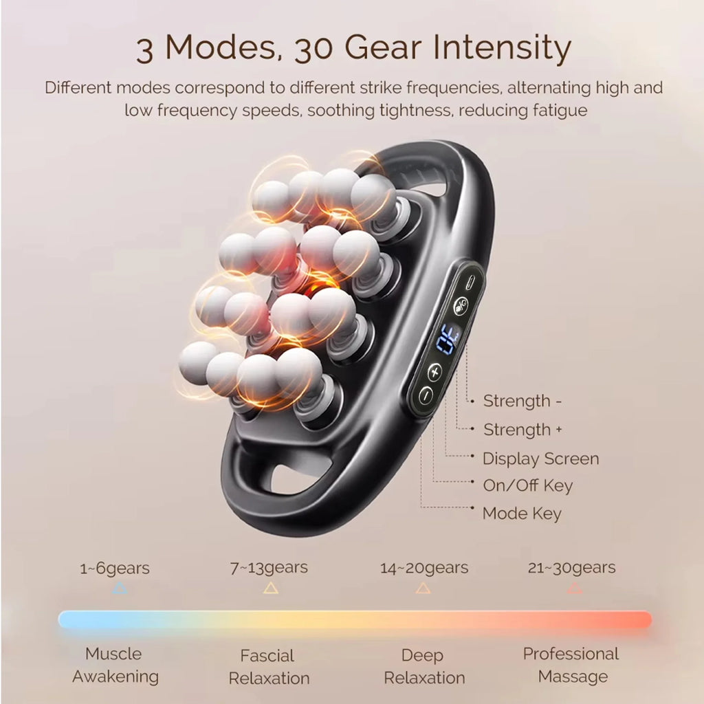 ⁠16-Head Deep Tissue & Muscle Massage Gun