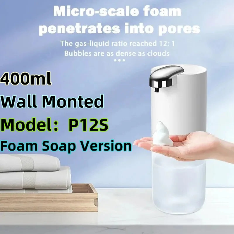 PulseWellness Automatic Touchless Foaming Soap Dispenser
