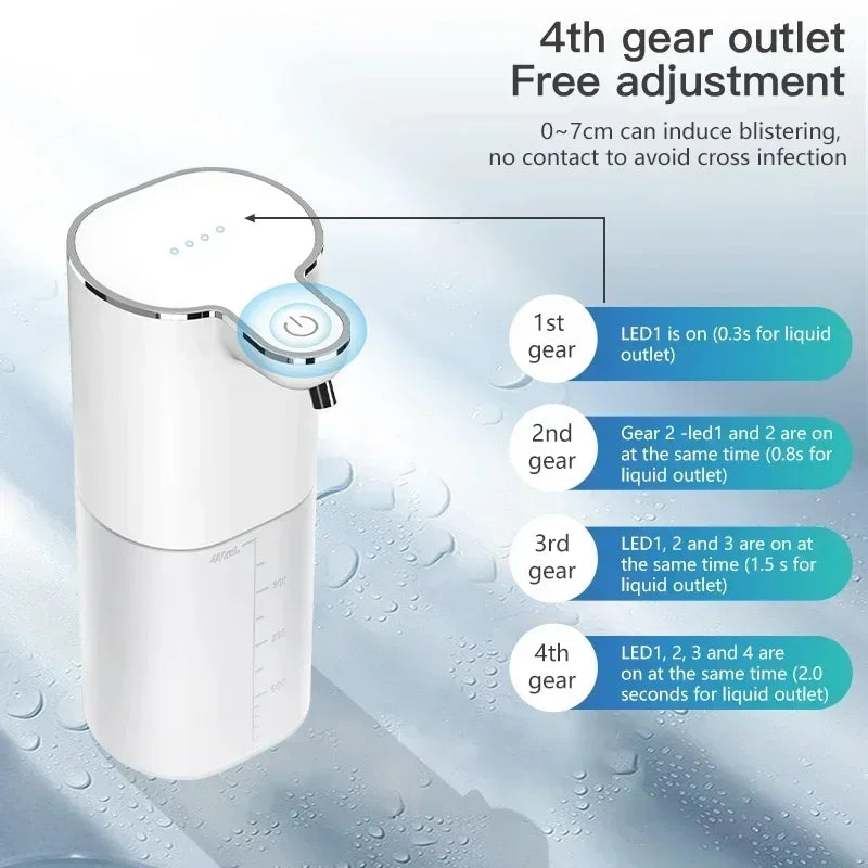 PulseWellness Automatic Touchless Foaming Soap Dispenser